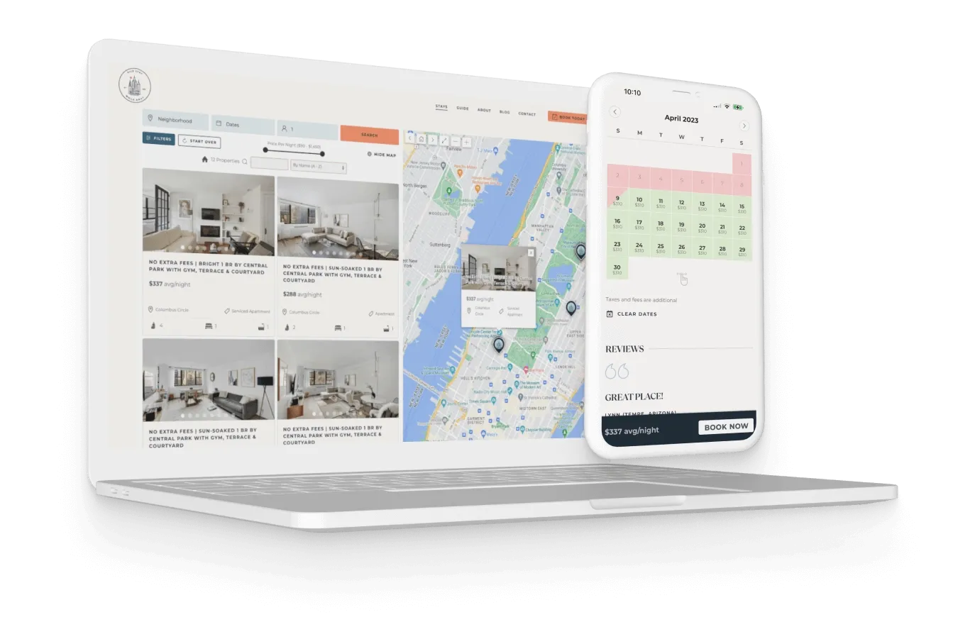 Elevate Your Online Presence: Enhance Your Vacation Rental Business with a Customized, High-Performance Direct Booking Website, Seamlessly Integrated with your business