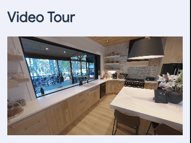 The same walkthrough video on a phone, sized to the screen